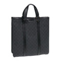 GUCCI GG Canvas Hand Bag Black 322072 bs17120