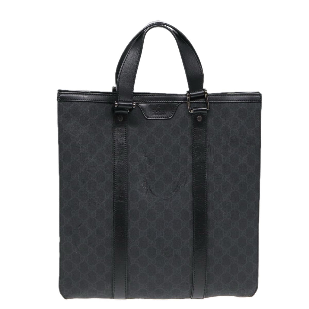 GUCCI GG Canvas Hand Bag Black 322072 bs17120