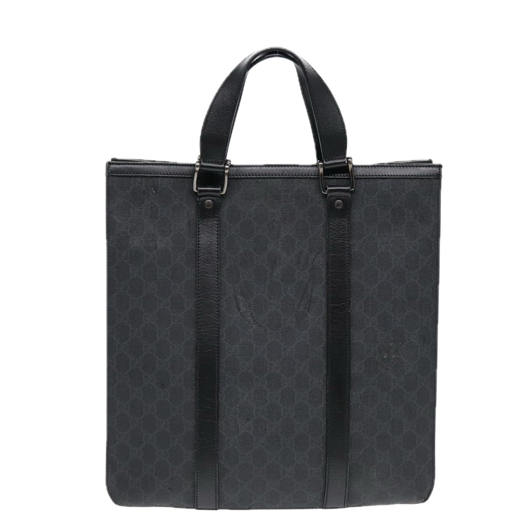 GUCCI GG Canvas Hand Bag Black 322072 bs17120