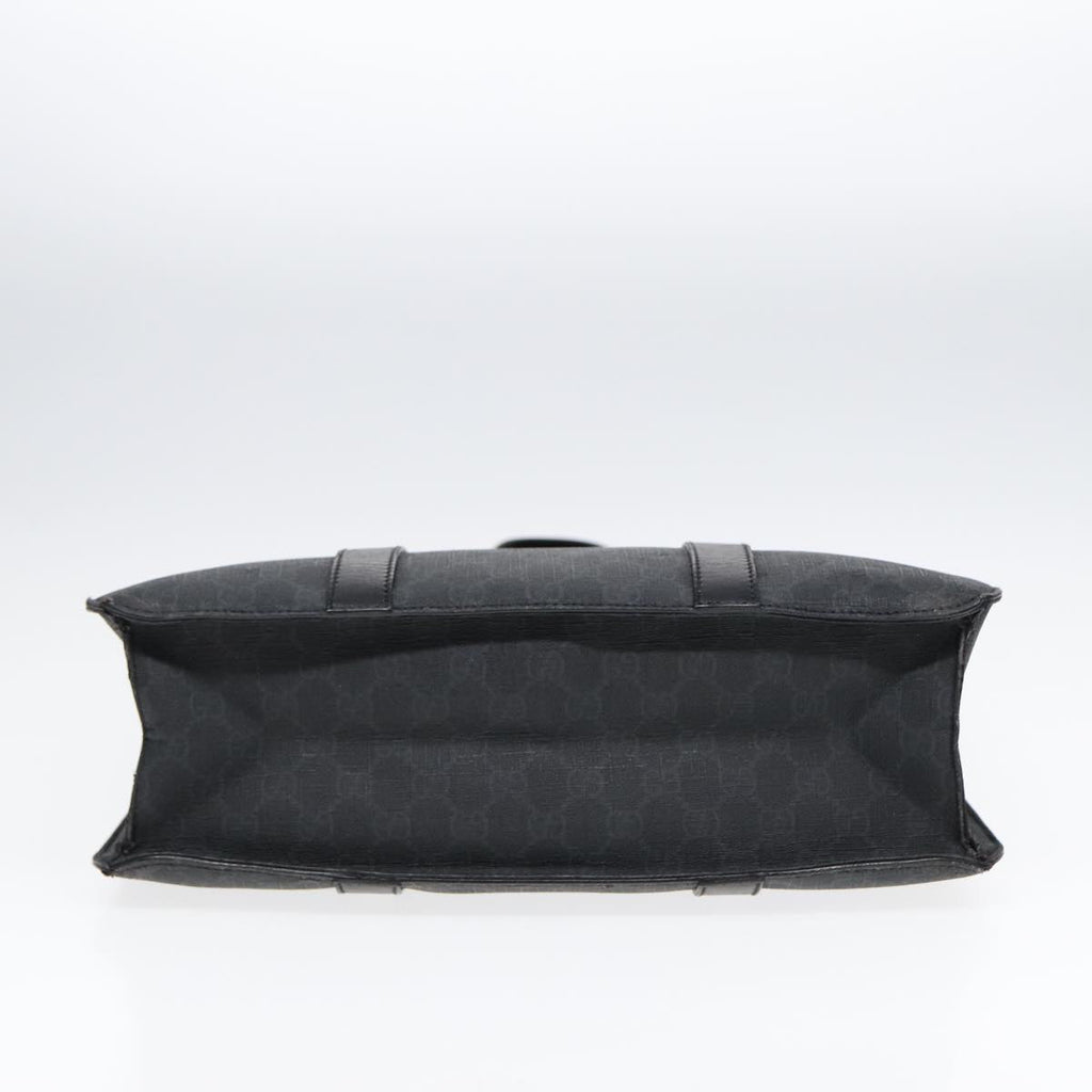 GUCCI GG Canvas Hand Bag Black 322072 bs17120