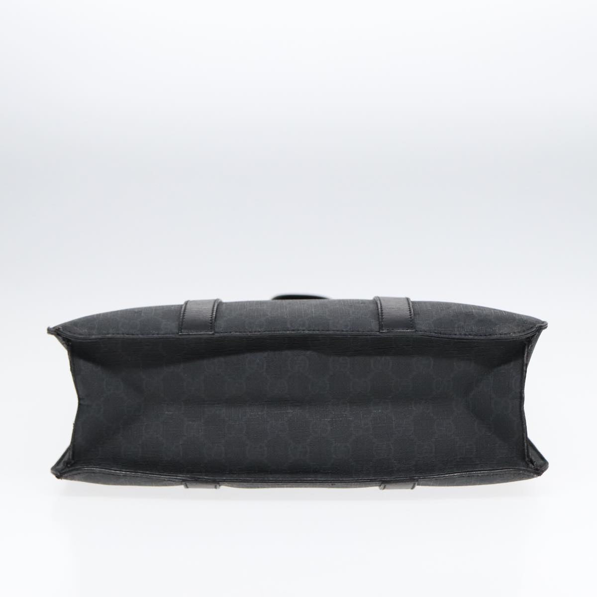 GUCCI GG Canvas Hand Bag Black 322072 bs17120