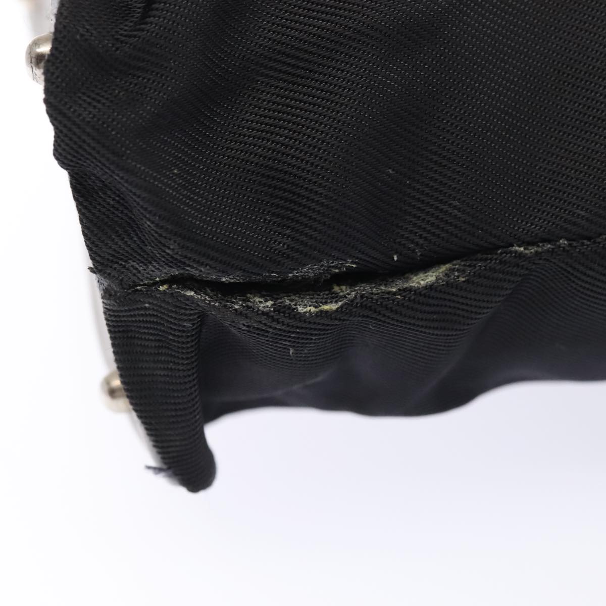 GUCCI Bamboo Hand Bag Nylon 2Set Black bs17121