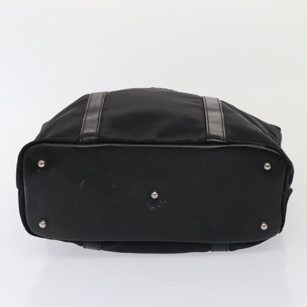 GUCCI Bamboo Hand Bag Nylon 2Set Black bs17121