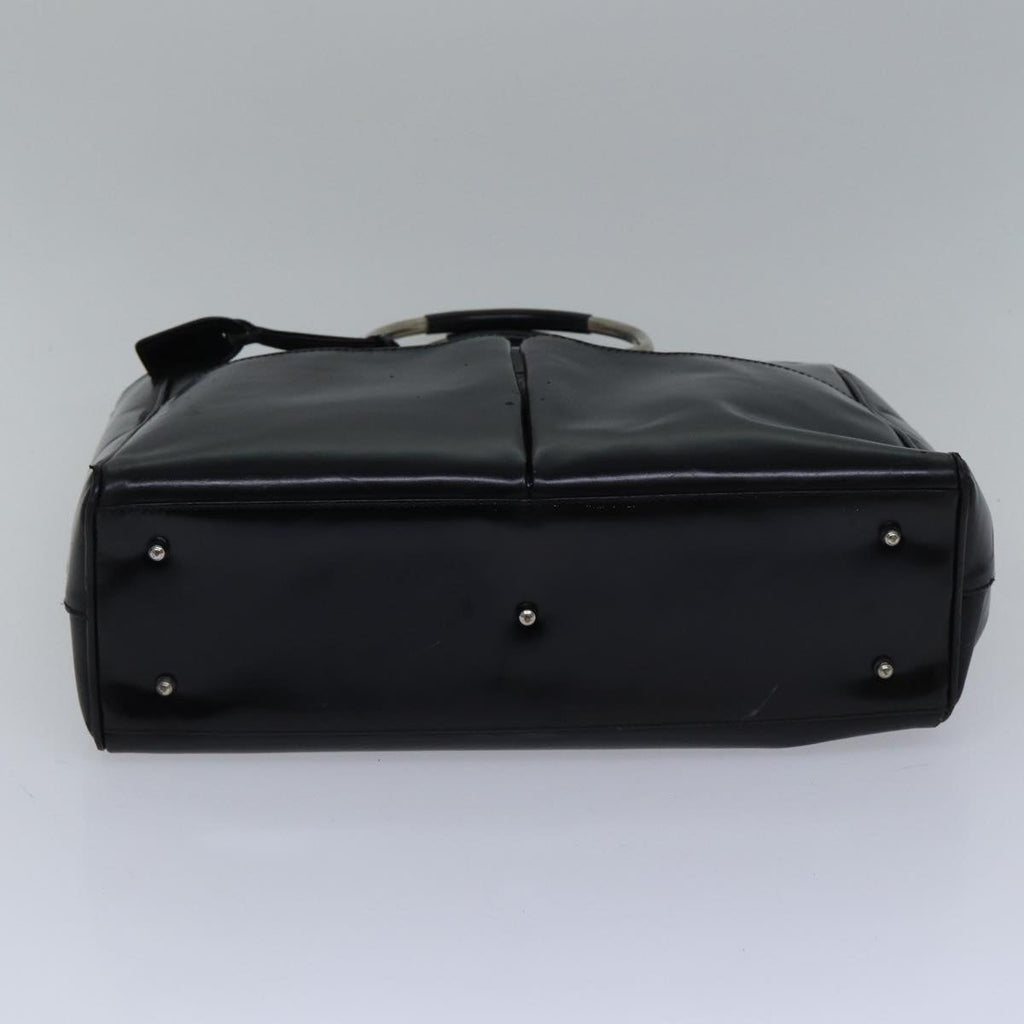 GUCCI Hand Bag Leather Black Silver 002 2865 1313 bs17122