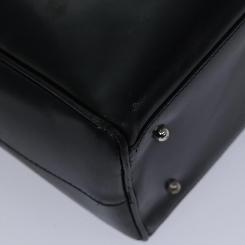 GUCCI Hand Bag Leather Black Silver 002 2865 1313 bs17122