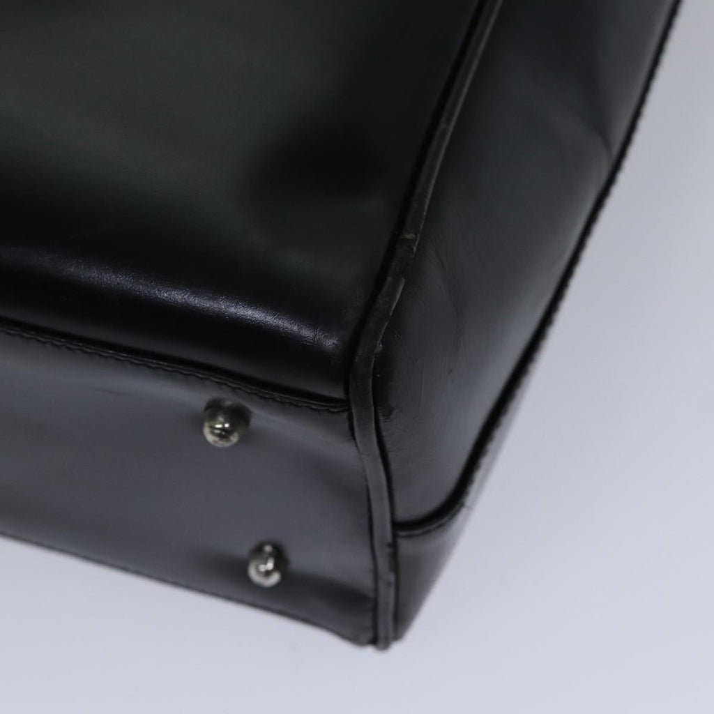 GUCCI Hand Bag Leather Black Silver 002 2865 1313 bs17122