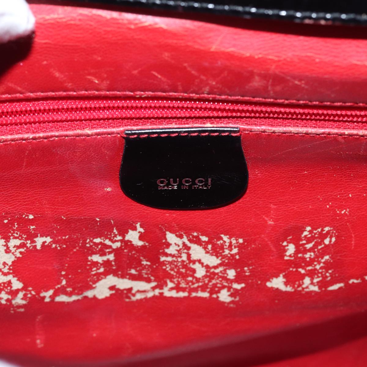 GUCCI Hand Bag Leather Black Silver 002 2865 1313 bs17122