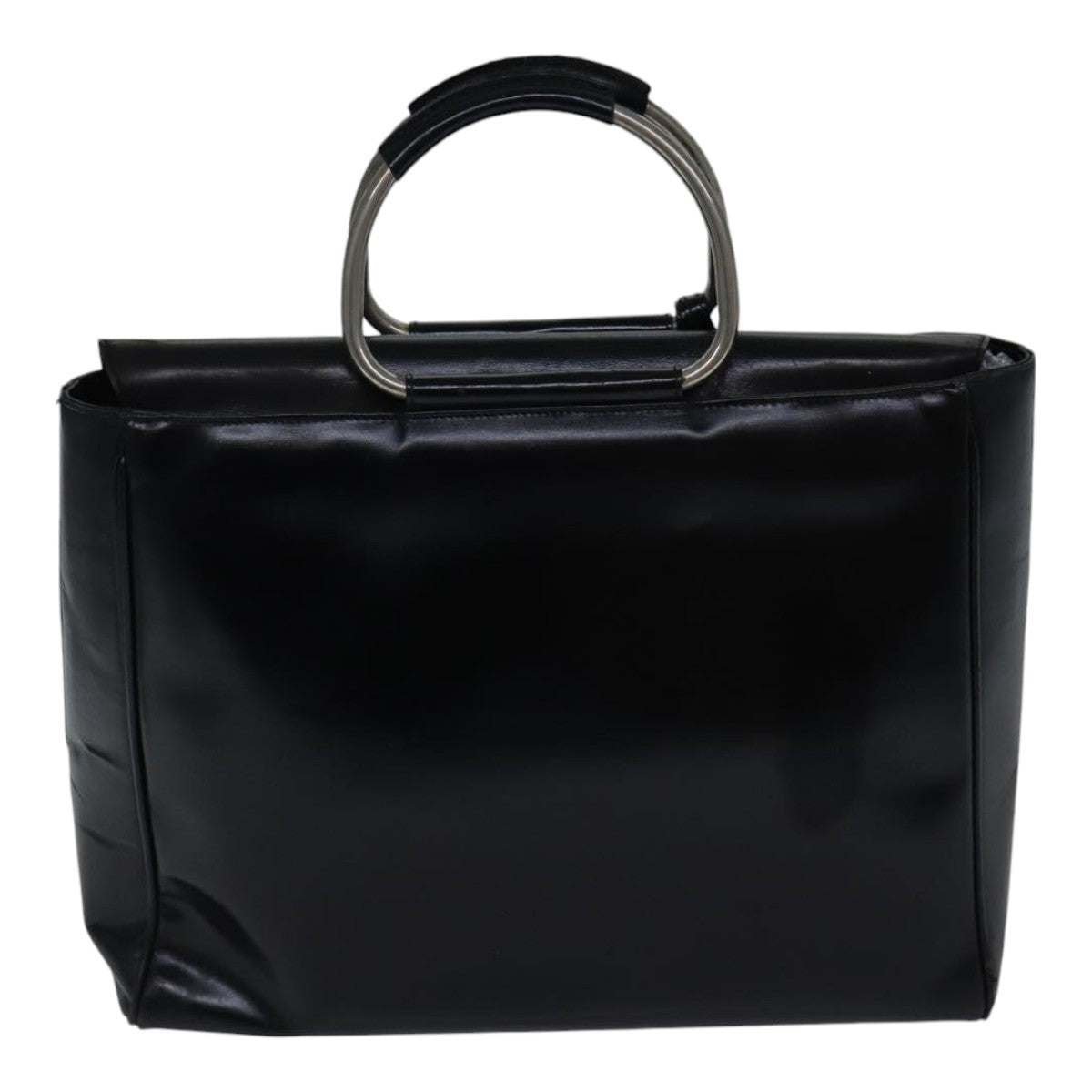 GUCCI Hand Bag Leather Black Silver 002 2865 1313 bs17122