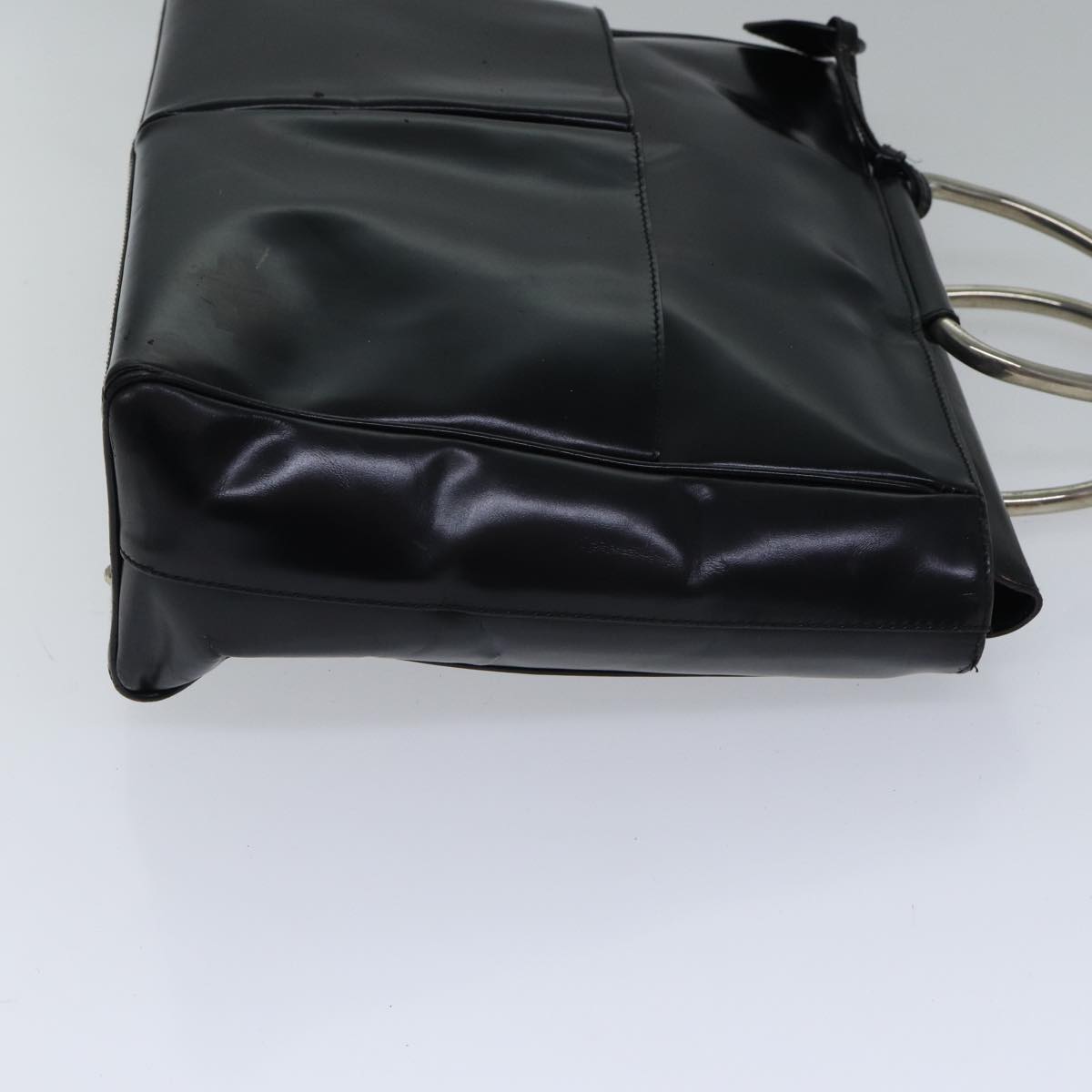 GUCCI Hand Bag Leather Black Silver 002 2865 1313 bs17122