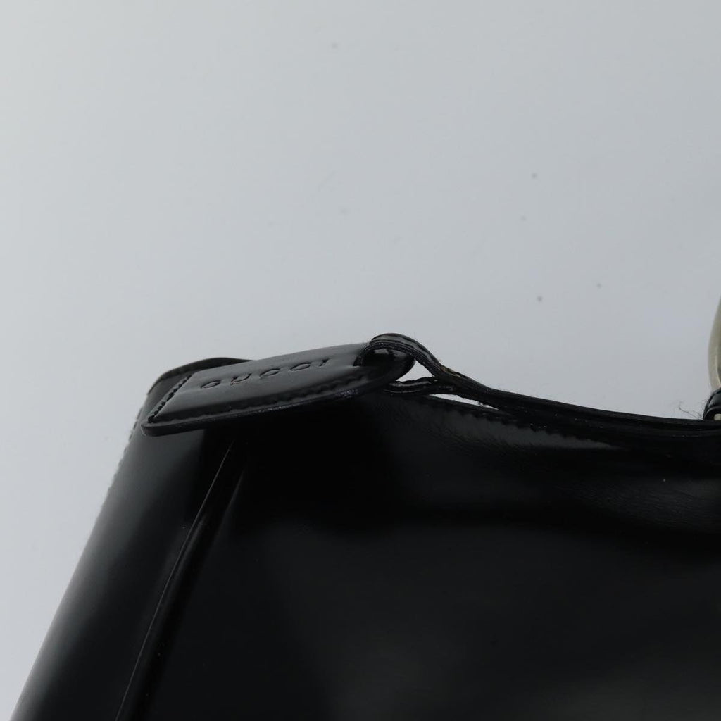 GUCCI Hand Bag Leather Black Silver 002 2865 1313 bs17122