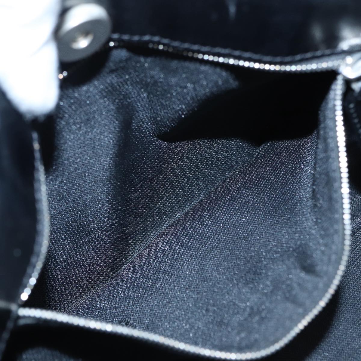 FENDI Shoulder Bag Nylon Black Silver bs17206