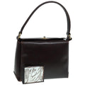GUCCI Shoulder Bag Leather Brown Gold bs17265
