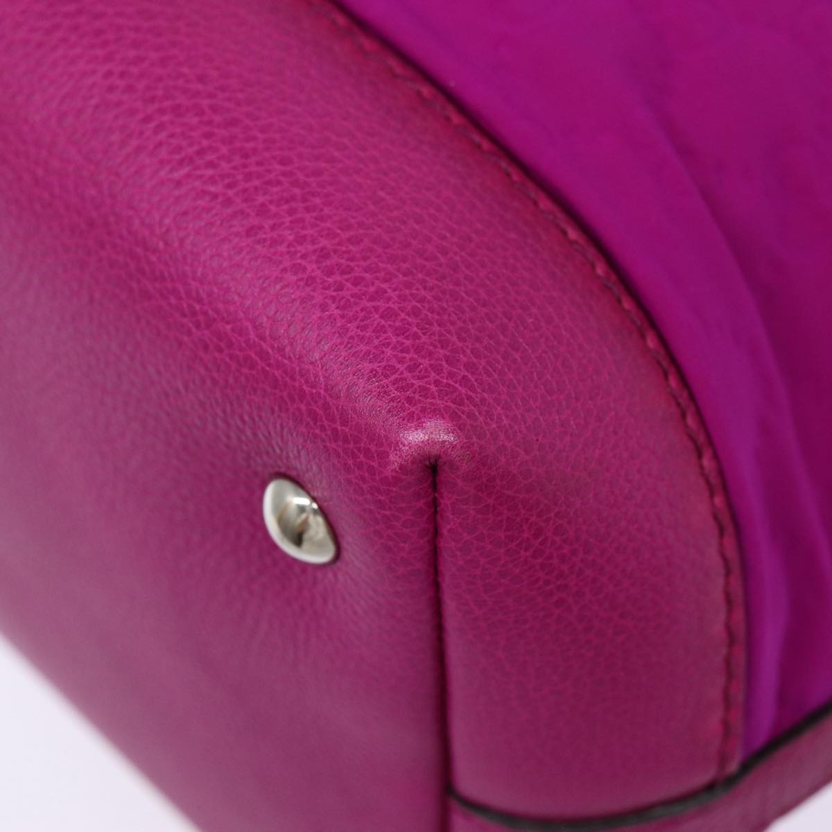 GUCCI GG Canvas Tote Bag Pink Silver 241101 bs17288