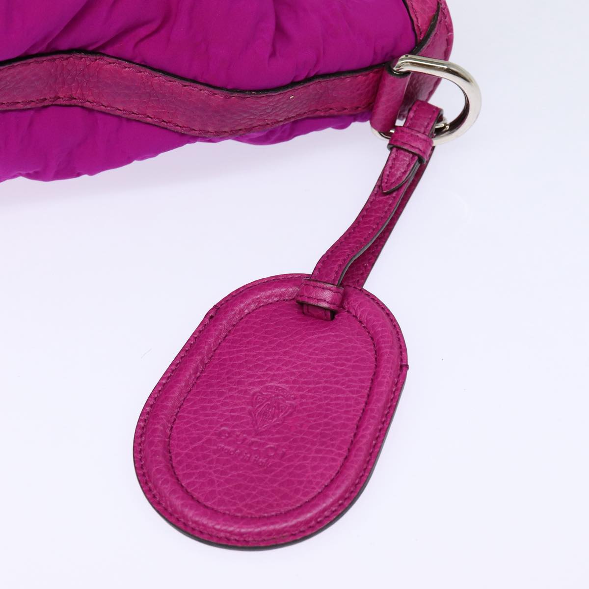 GUCCI GG Canvas Tote Bag Pink Silver 241101 bs17288