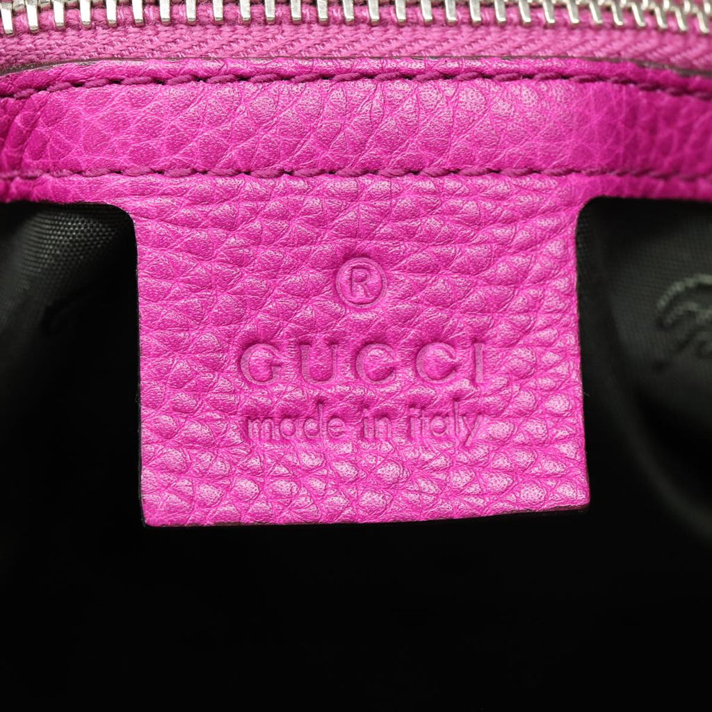 GUCCI GG Canvas Tote Bag Pink Silver 241101 bs17288