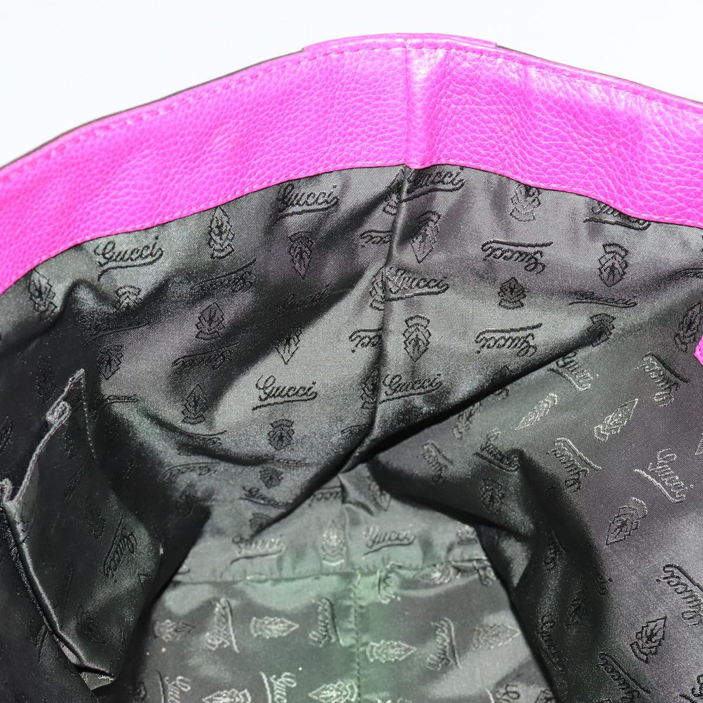GUCCI GG Canvas Tote Bag Pink Silver 241101 bs17288