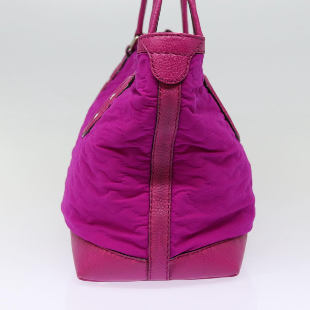 GUCCI GG Canvas Tote Bag Pink Silver 241101 bs17288