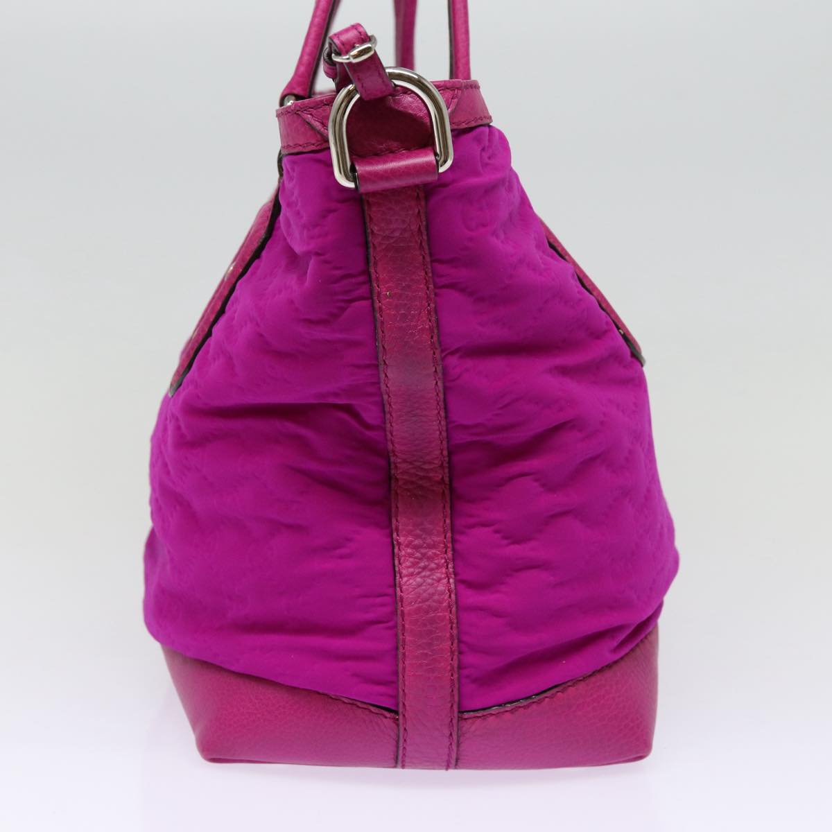 GUCCI GG Canvas Tote Bag Pink Silver 241101 bs17288