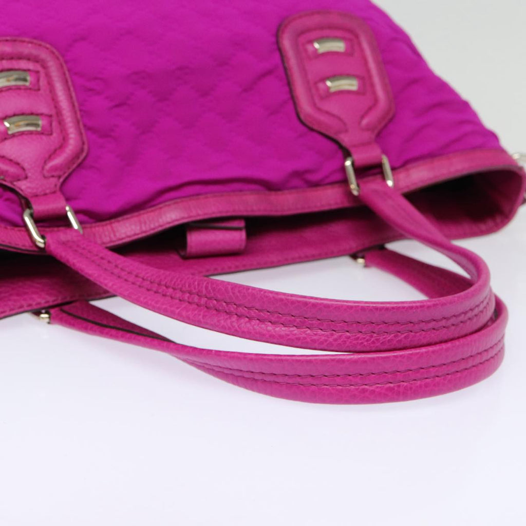 GUCCI GG Canvas Tote Bag Pink Silver 241101 bs17288