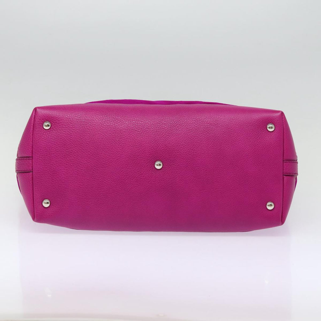 GUCCI GG Canvas Tote Bag Pink Silver 241101 bs17288