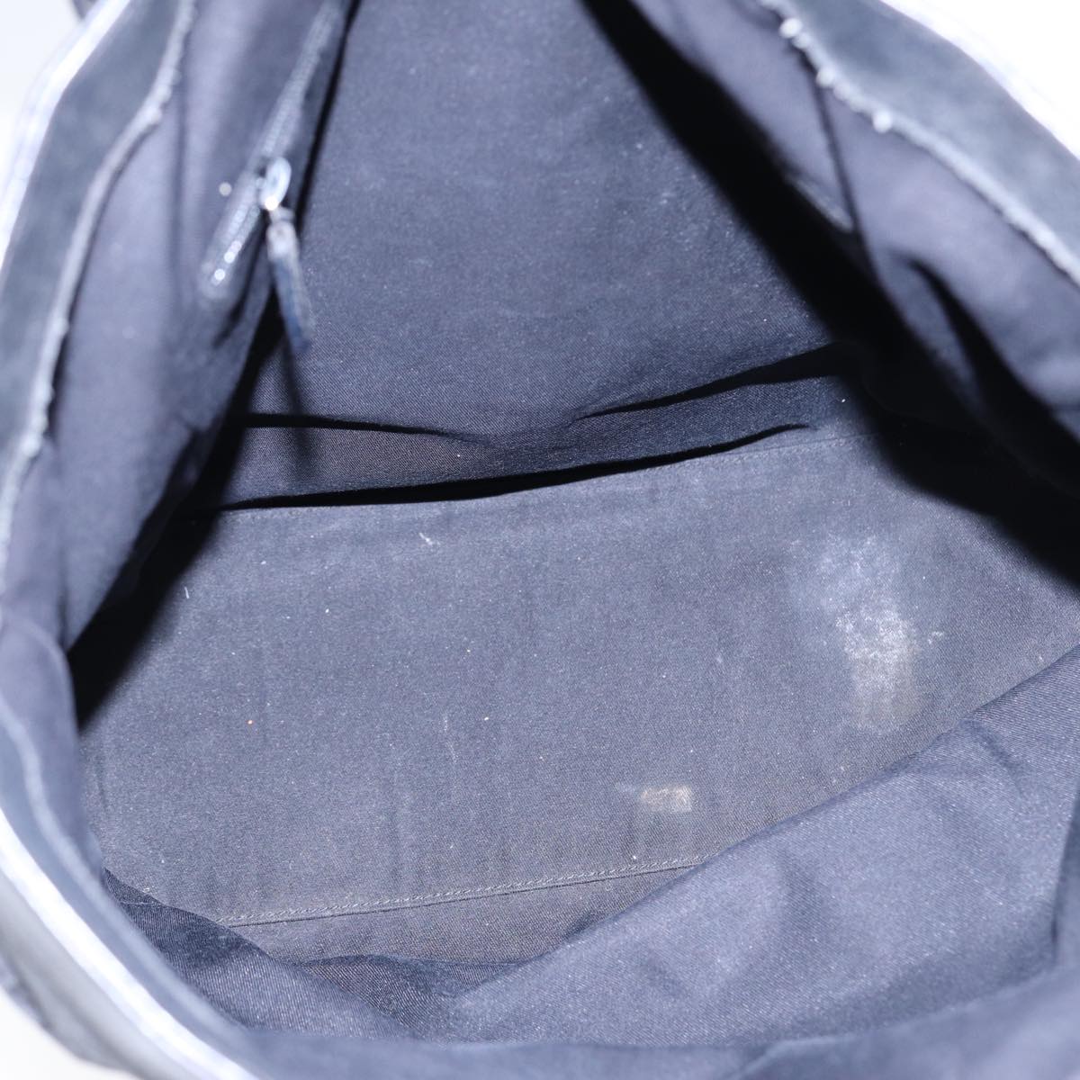 GUCCI GG Canvas Hand Bag Black Silver bs17289