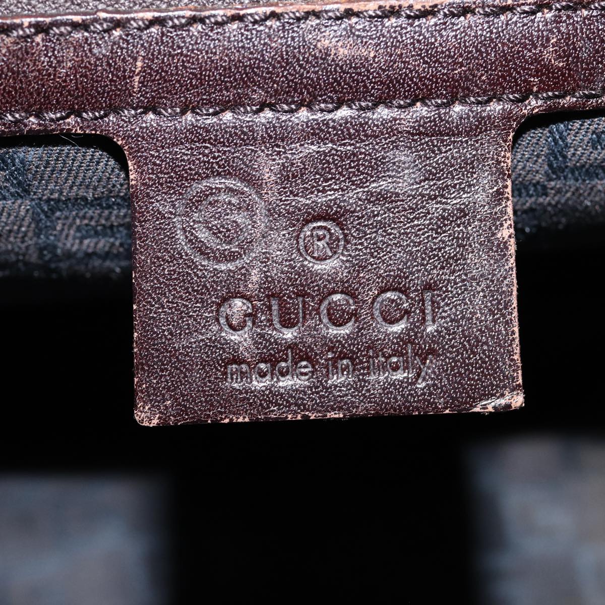 GUCCI Hand Bag Canvas Outlet Beige 106495 bs17290
