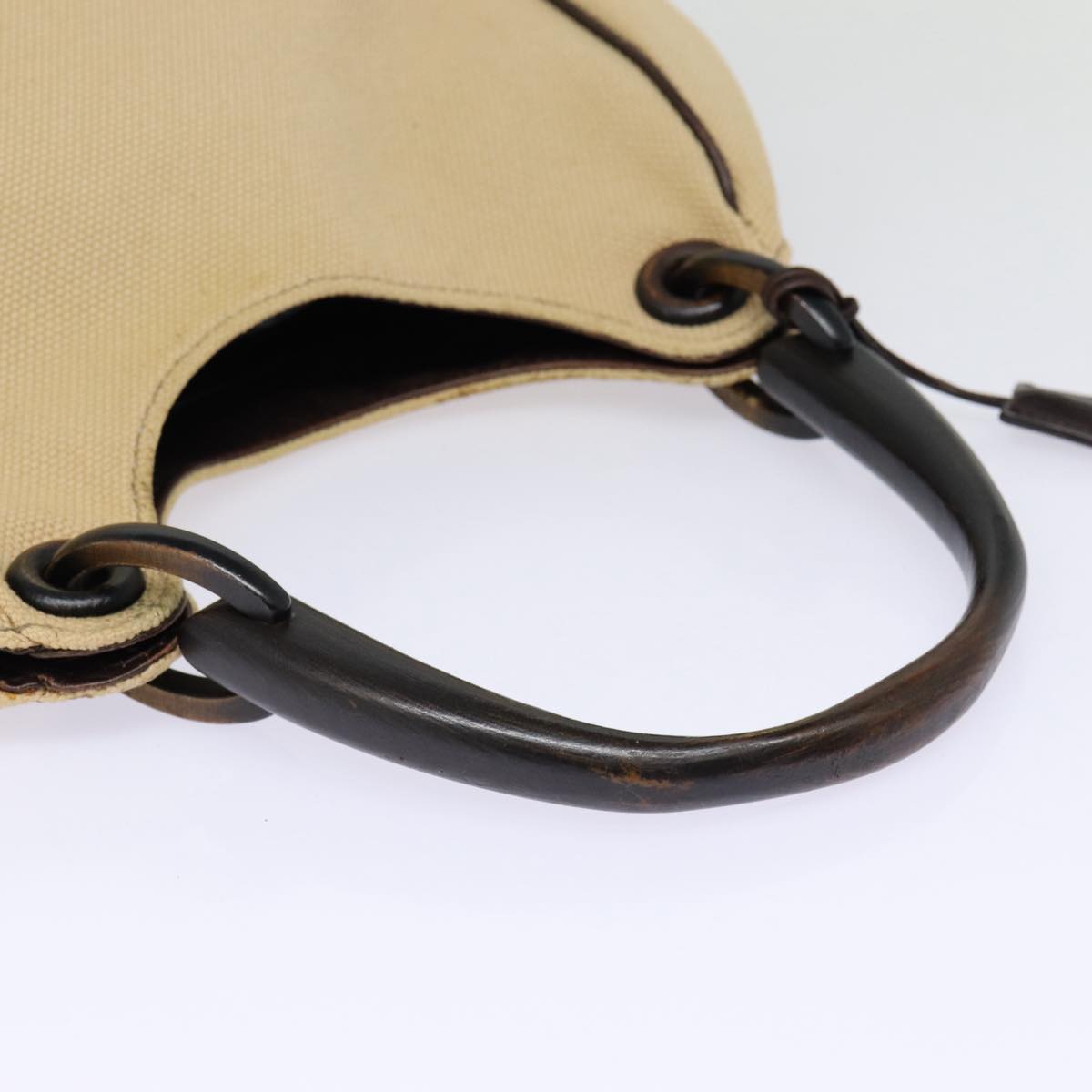 GUCCI Hand Bag Canvas Outlet Beige 106495 bs17290