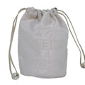 CHANEL Purse Pouch Canvas White CC bs17327