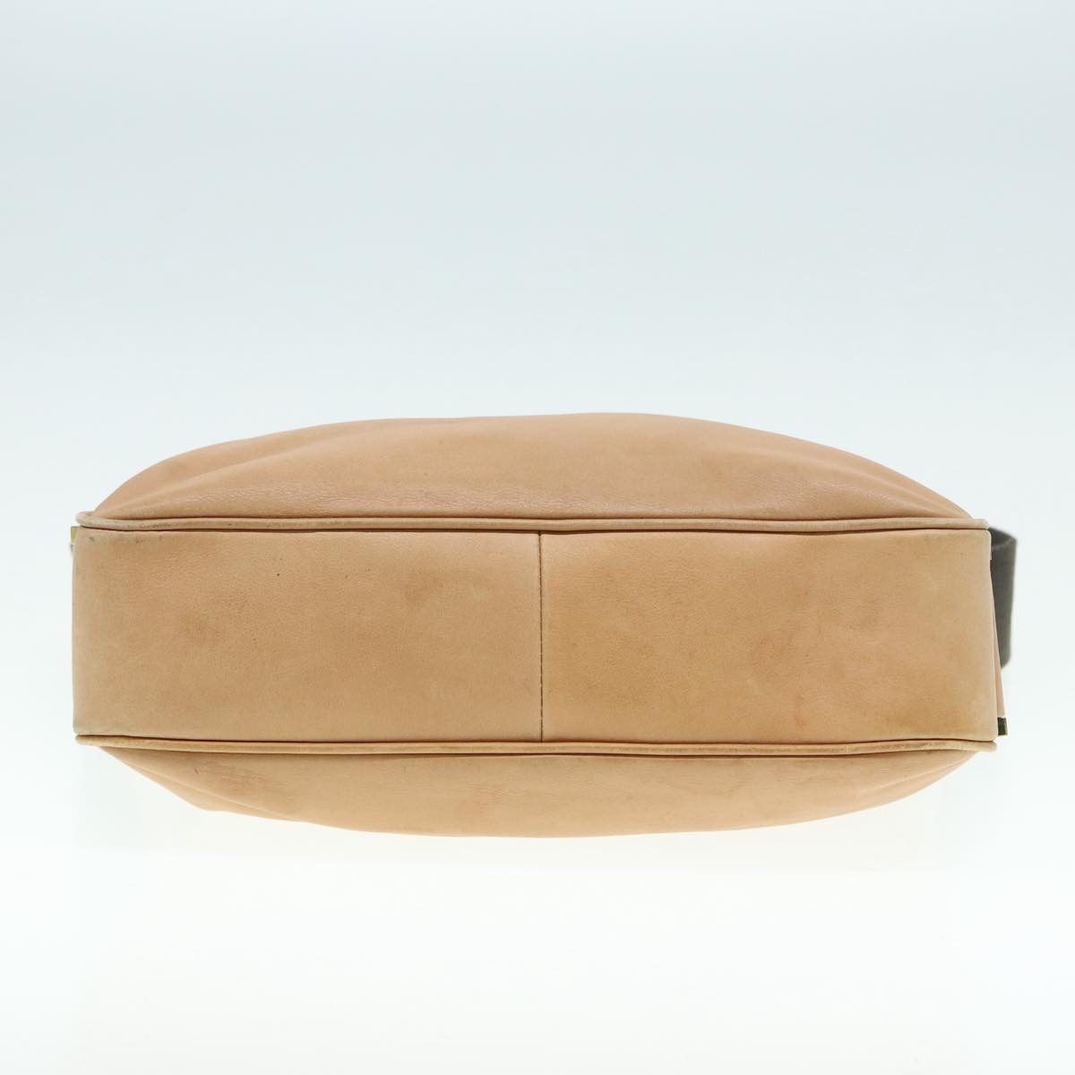 GUCCI Jackie Shoulder Bag Leather Beige Gold 92732 bs17355