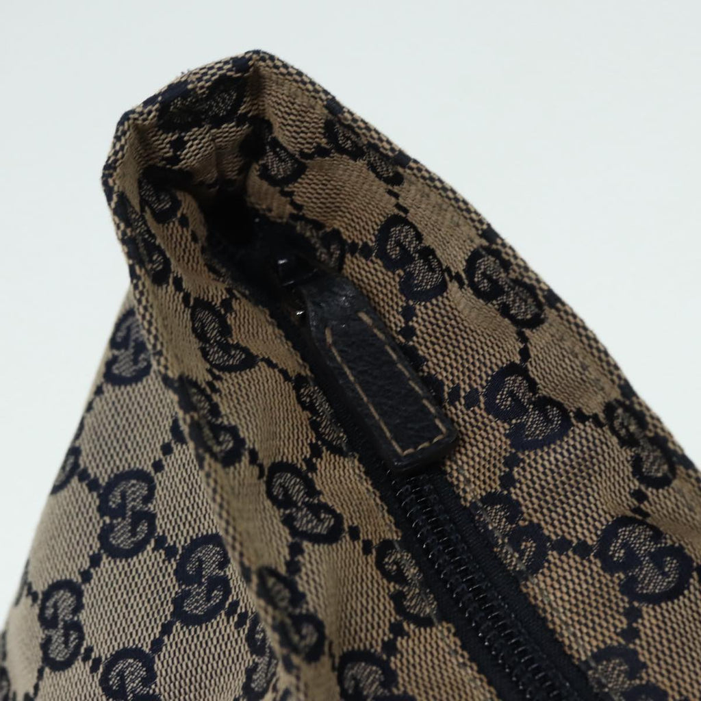 GUCCI GG Canvas Sherry Line Tote Bag Red Navy Silver 131228 bs17358