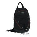 GUCCI Backpack Nylon Black Silver 122348 bs17393