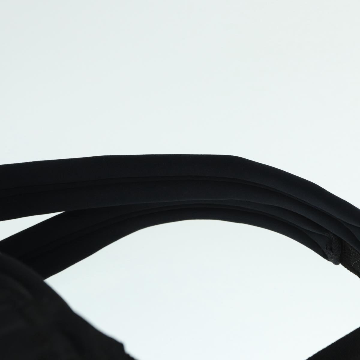 GUCCI Backpack Nylon Black Silver 122348 bs17393