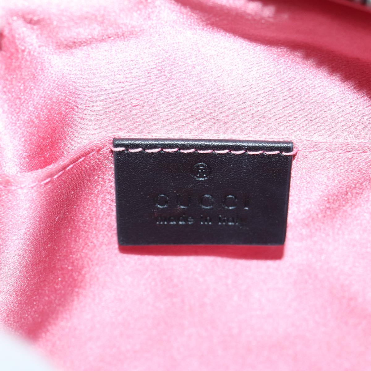 GUCCI Waist bag Velor Black Gold 476434 bs17475
