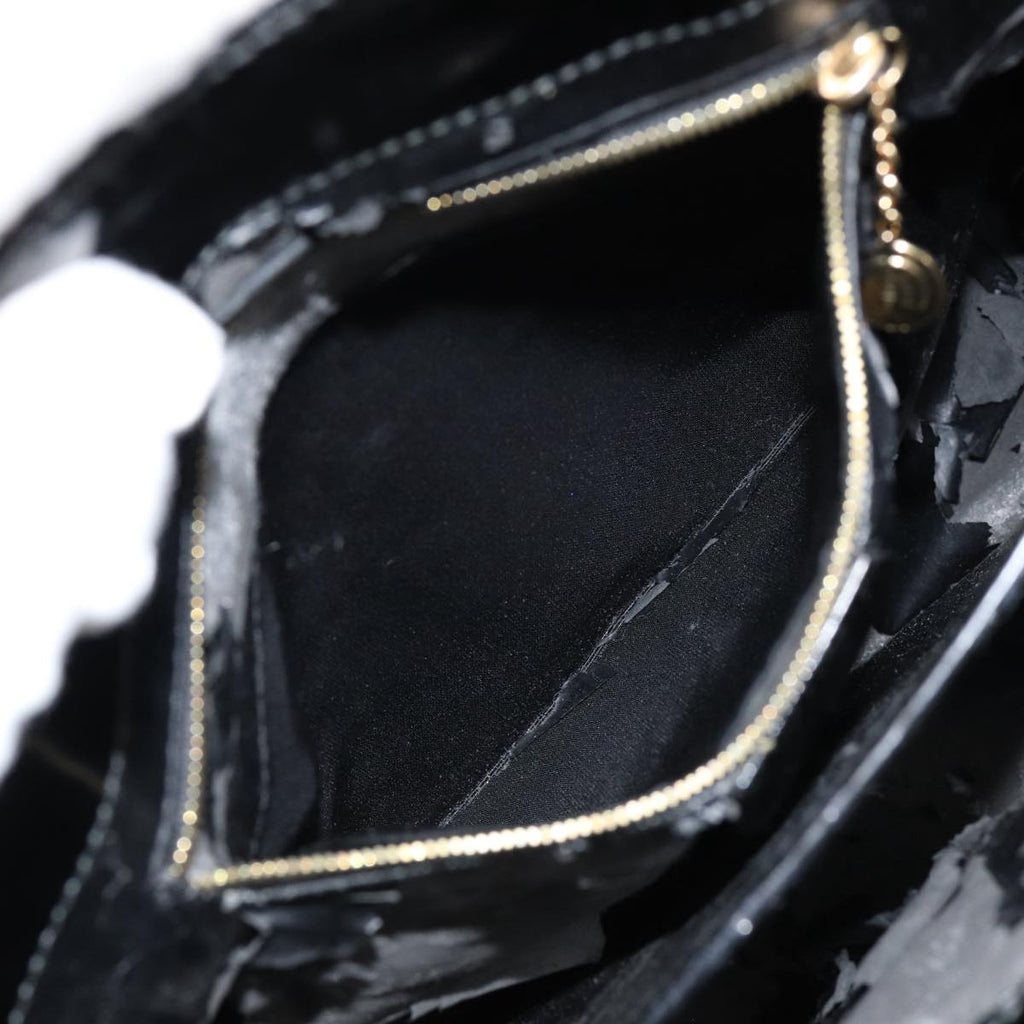GUCCI Hand Bag Leather Black Gold 000 1118 0503 bs17561
