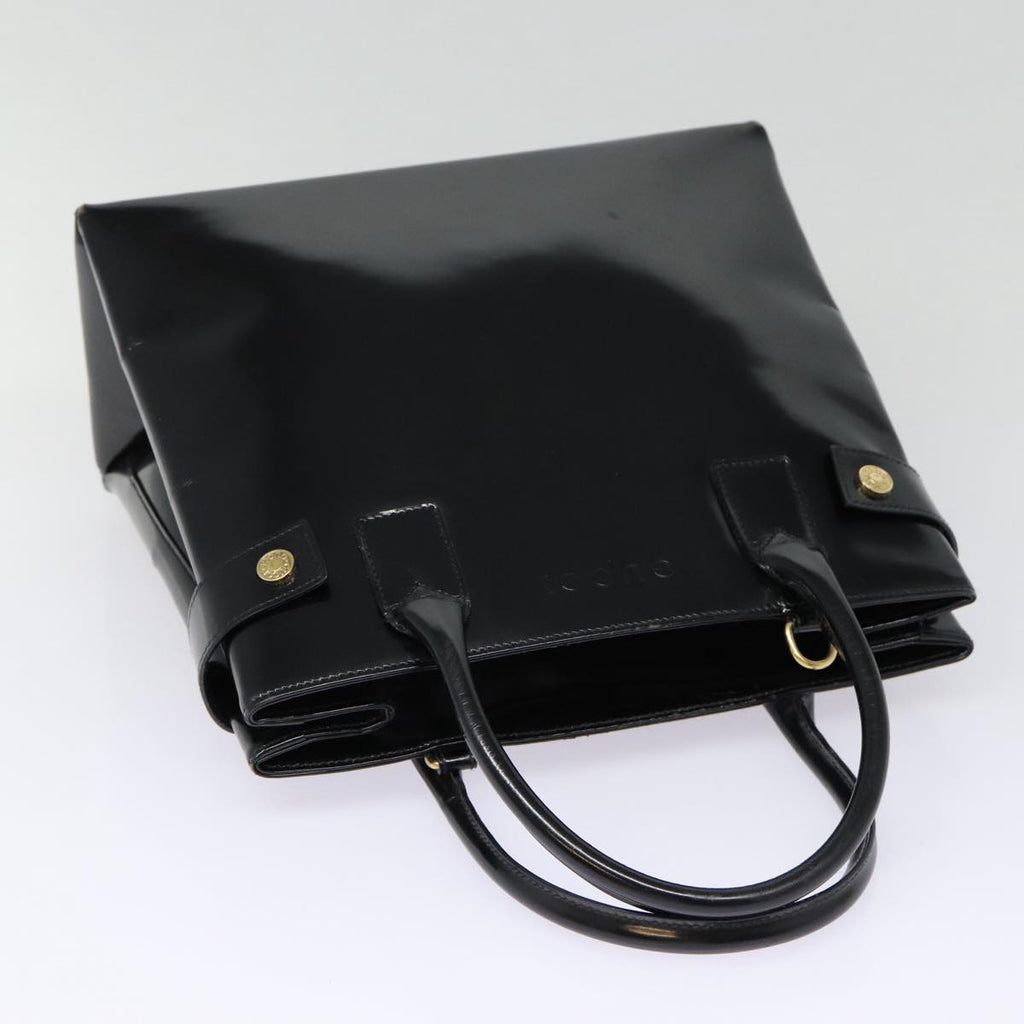 GUCCI Hand Bag Leather Black Gold 000 1118 0503 bs17561