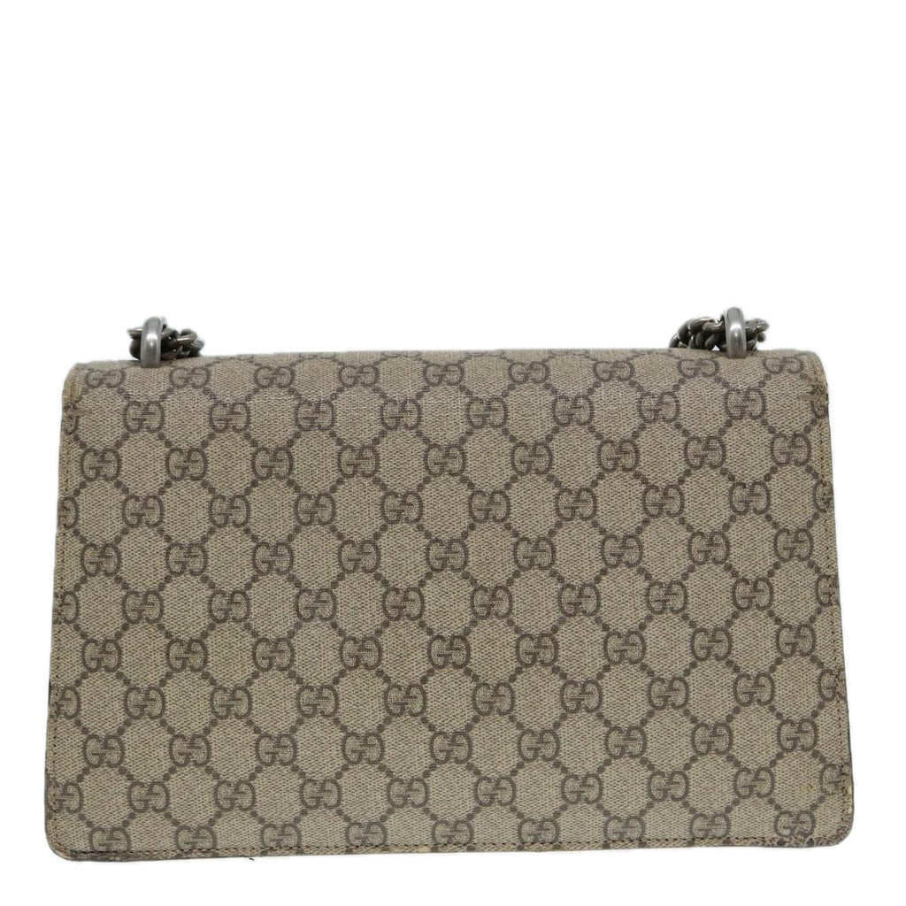 GUCCI GG Supreme Dionysus Chain Shoulder Bag PVC Beige 400249 bs17584