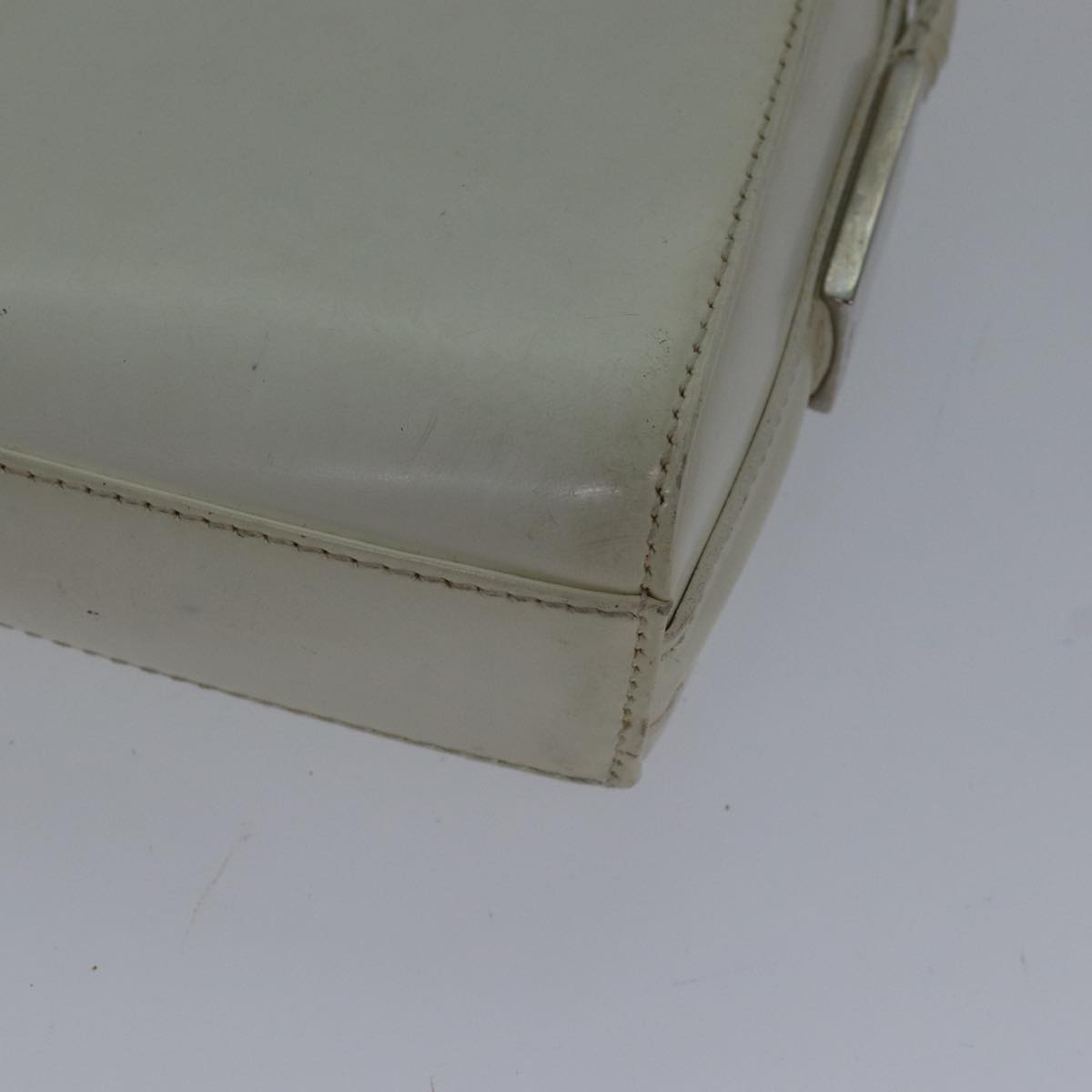 GUCCI Shoulder Bag Leather White Silver 007 1014 0274 bs17611