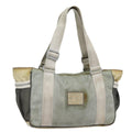 CHANEL Sports Tote Bag Nylon Gray Silver CC bs17659
