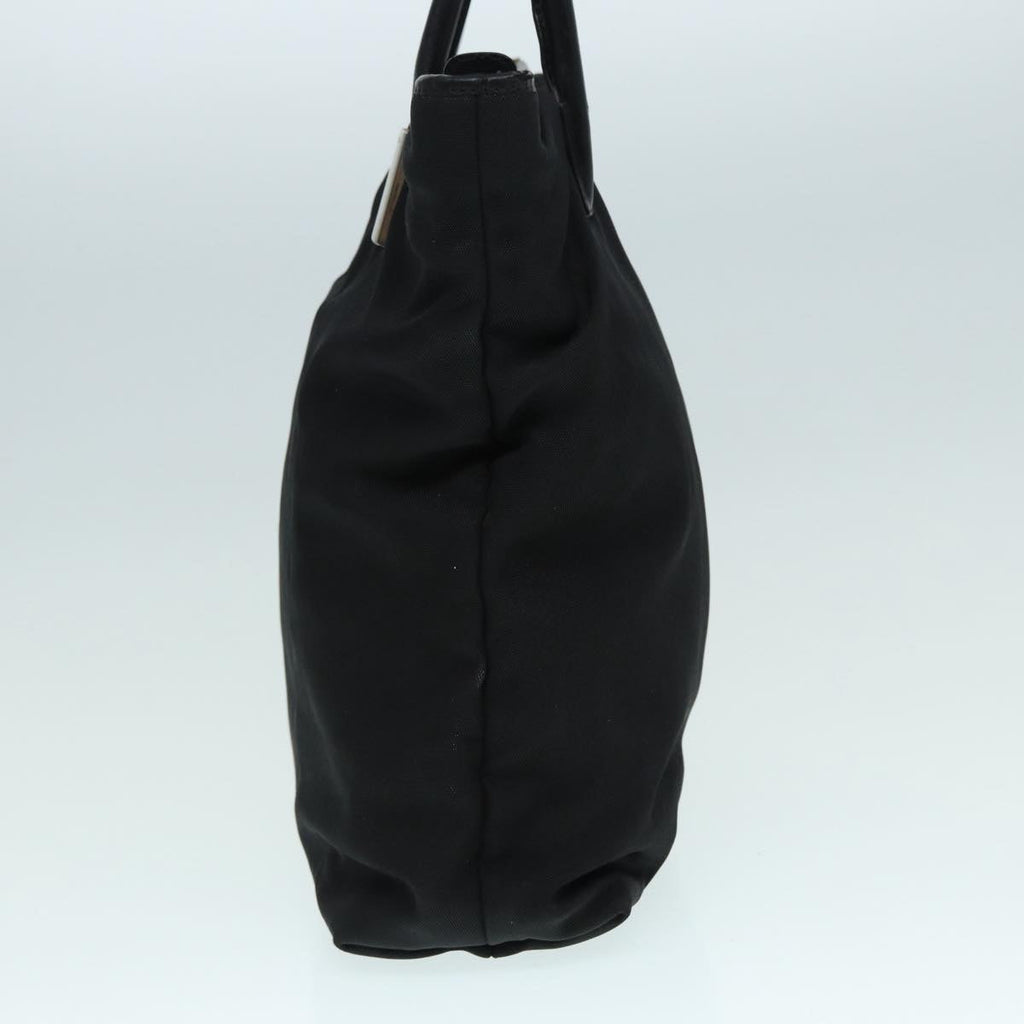 GUCCI Hand Bag Nylon Black Silver 002 2123 0458 bs17662