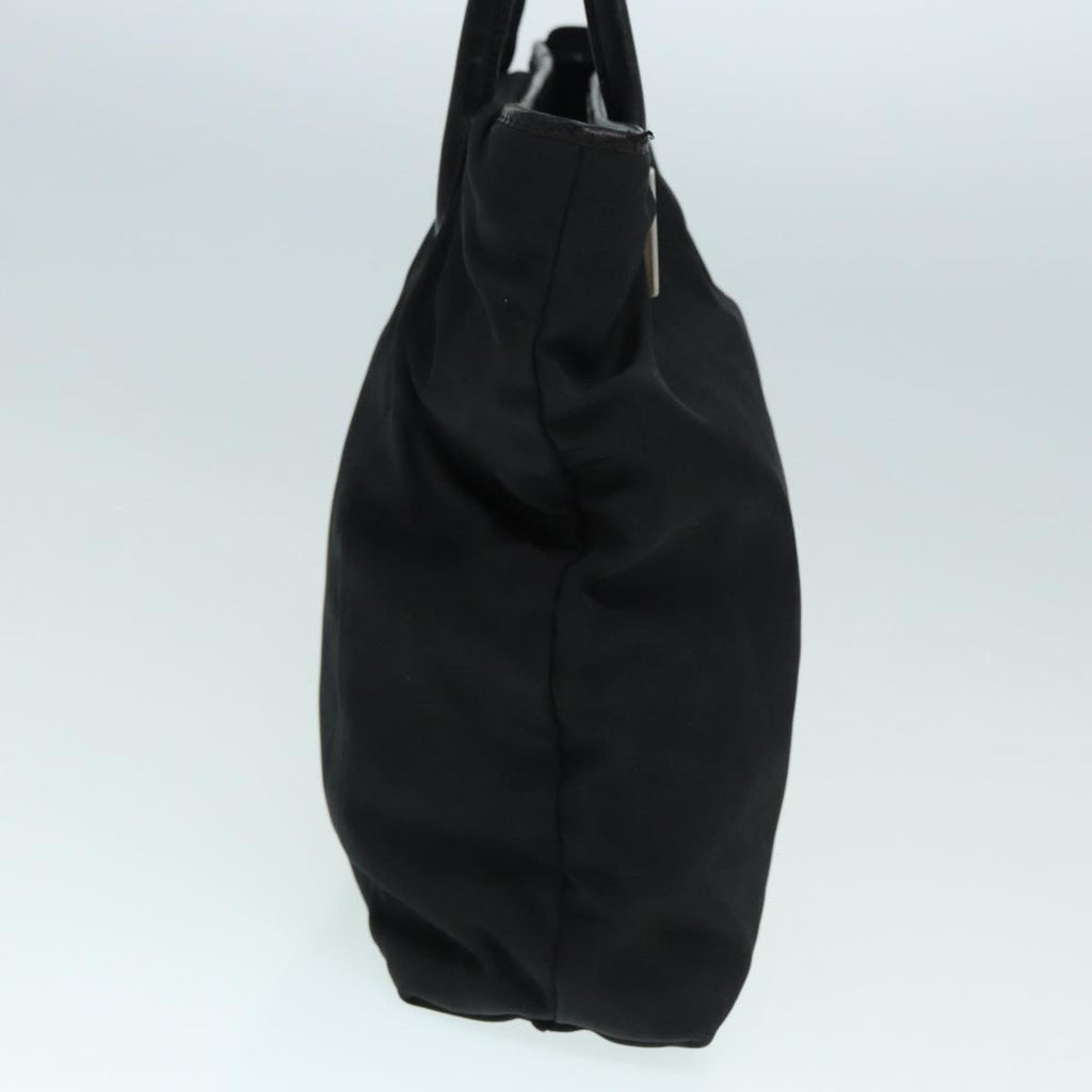 GUCCI Hand Bag Nylon Black Silver 002 2123 0458 bs17662