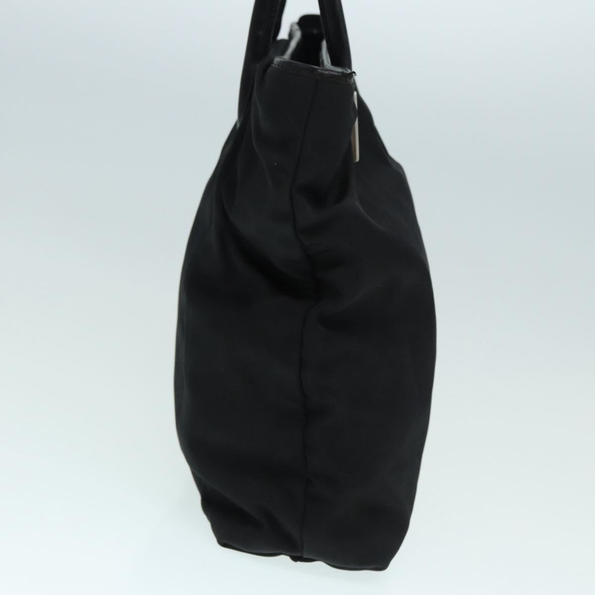 GUCCI Hand Bag Nylon Black Silver 002 2123 0458 bs17662