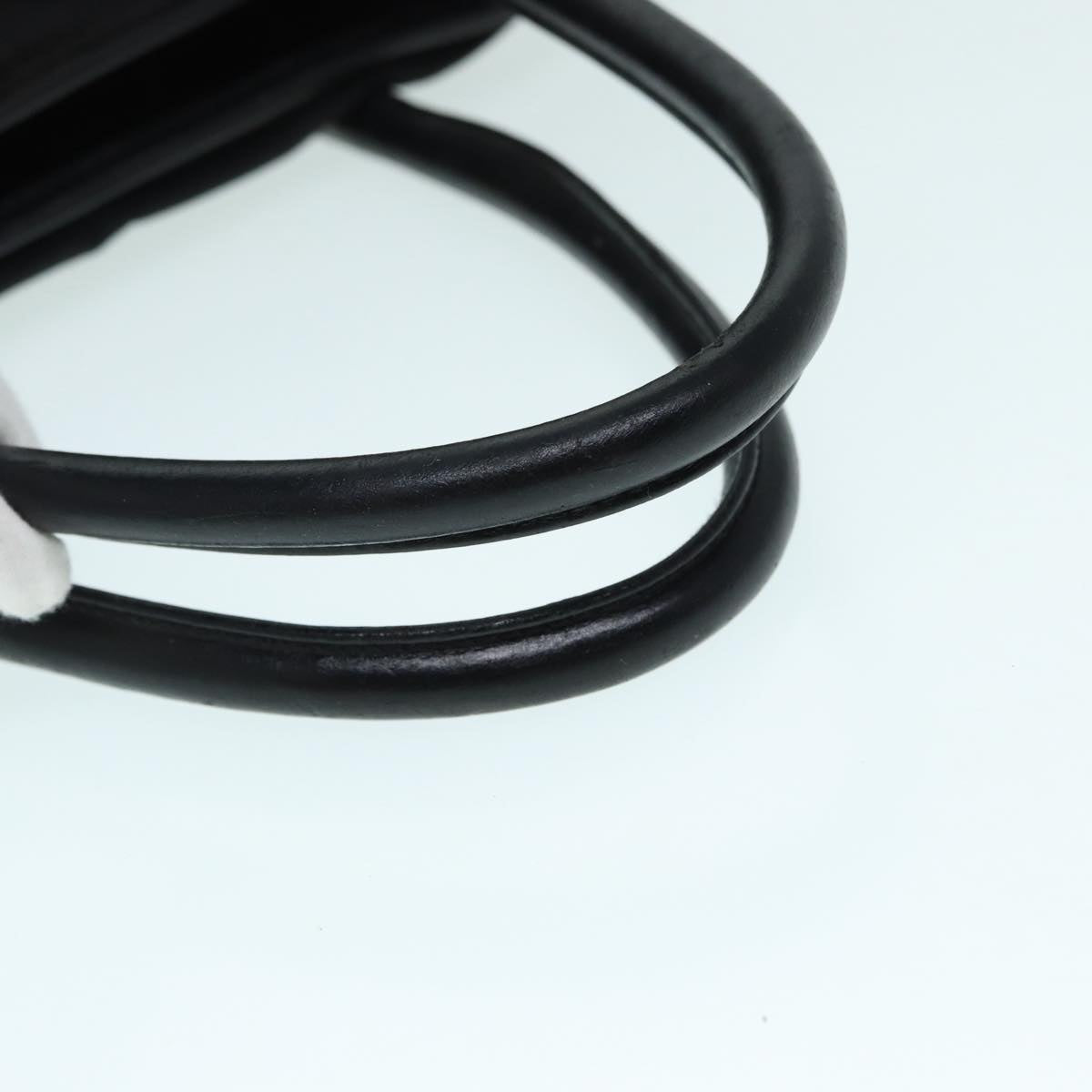 GUCCI Hand Bag Nylon Black Silver 002 2123 0458 bs17662