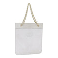 CHANEL Matelasse Chain Shoulder Bag Lamb Skin White Gold CC bs17675