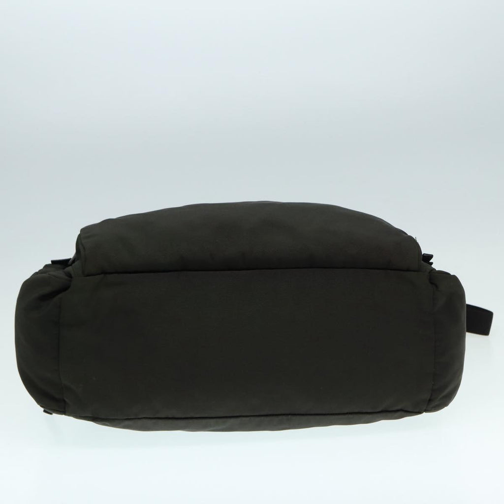 GUCCI Shoulder Bag Canvas Khaki Silver 019 0304 200047 bs17688
