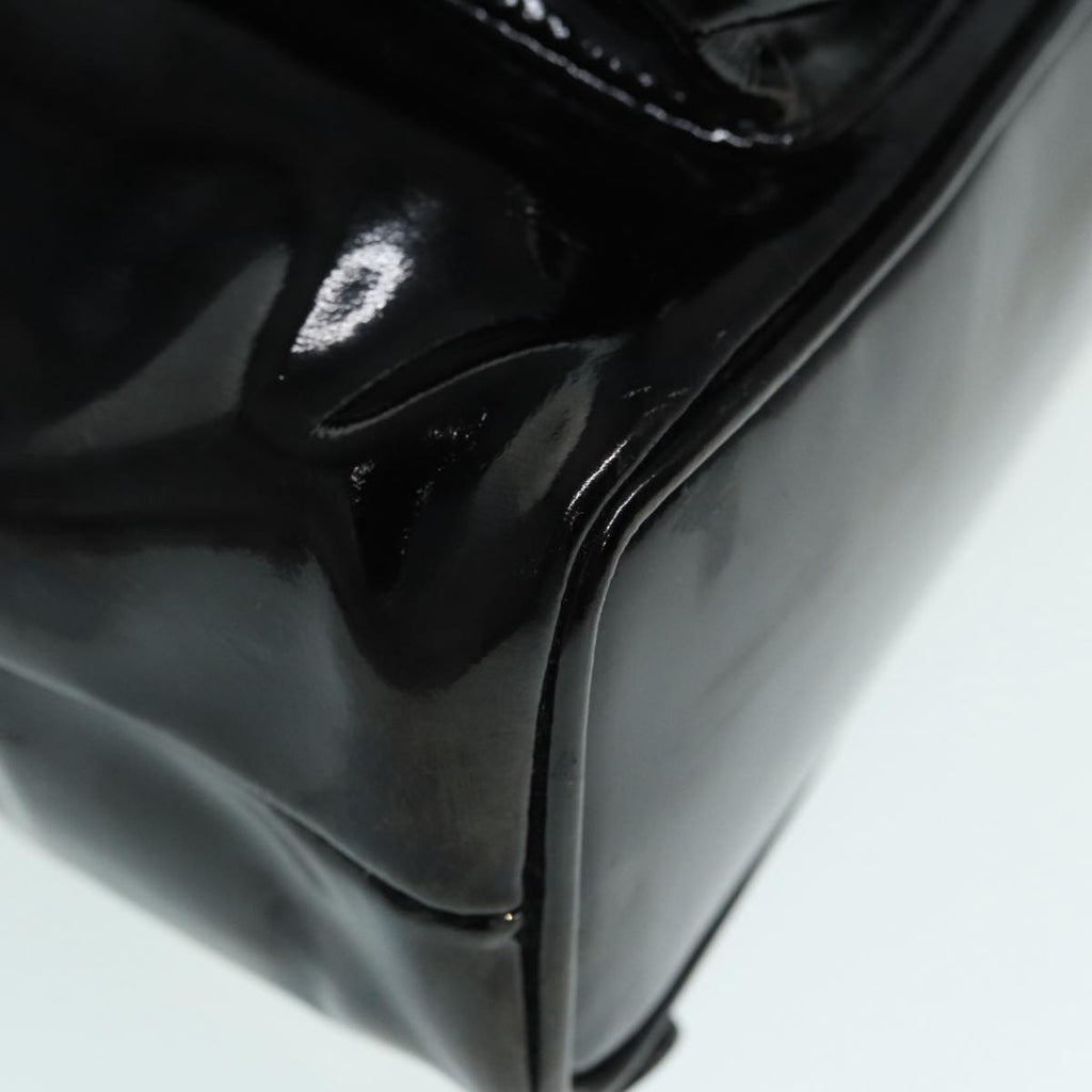 GUCCI Bamboo Backpack Enamel Black Gold 003 3444 0030 bs17710