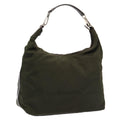 GUCCI Shoulder Bag Nylon Green Silver bs17713