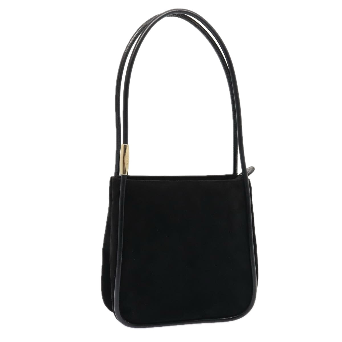 GUCCI Shoulder Bag Suede Black Gold 000 2855 0550 0 bs17714