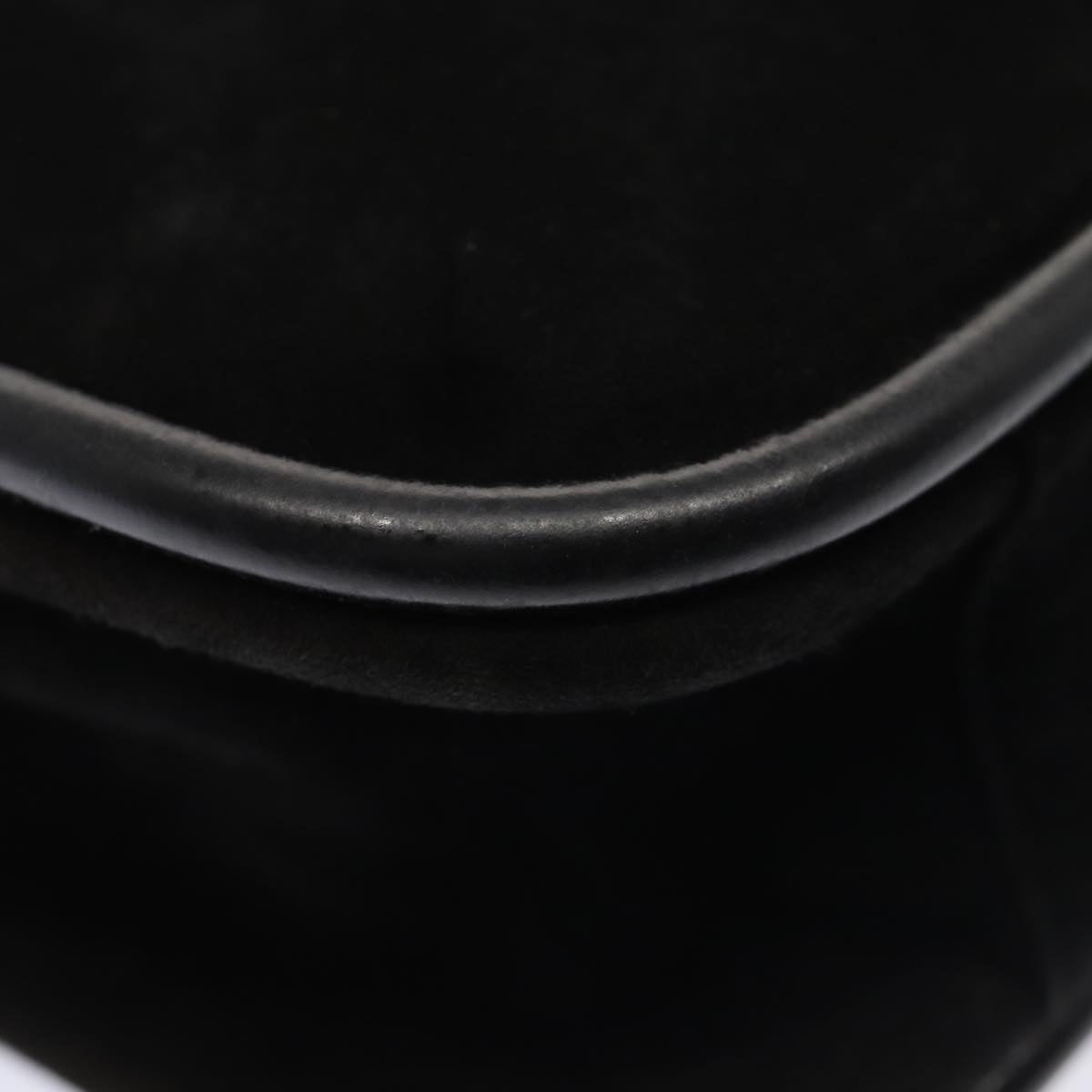 GUCCI Shoulder Bag Suede Black Gold 000 2855 0550 0 bs17714