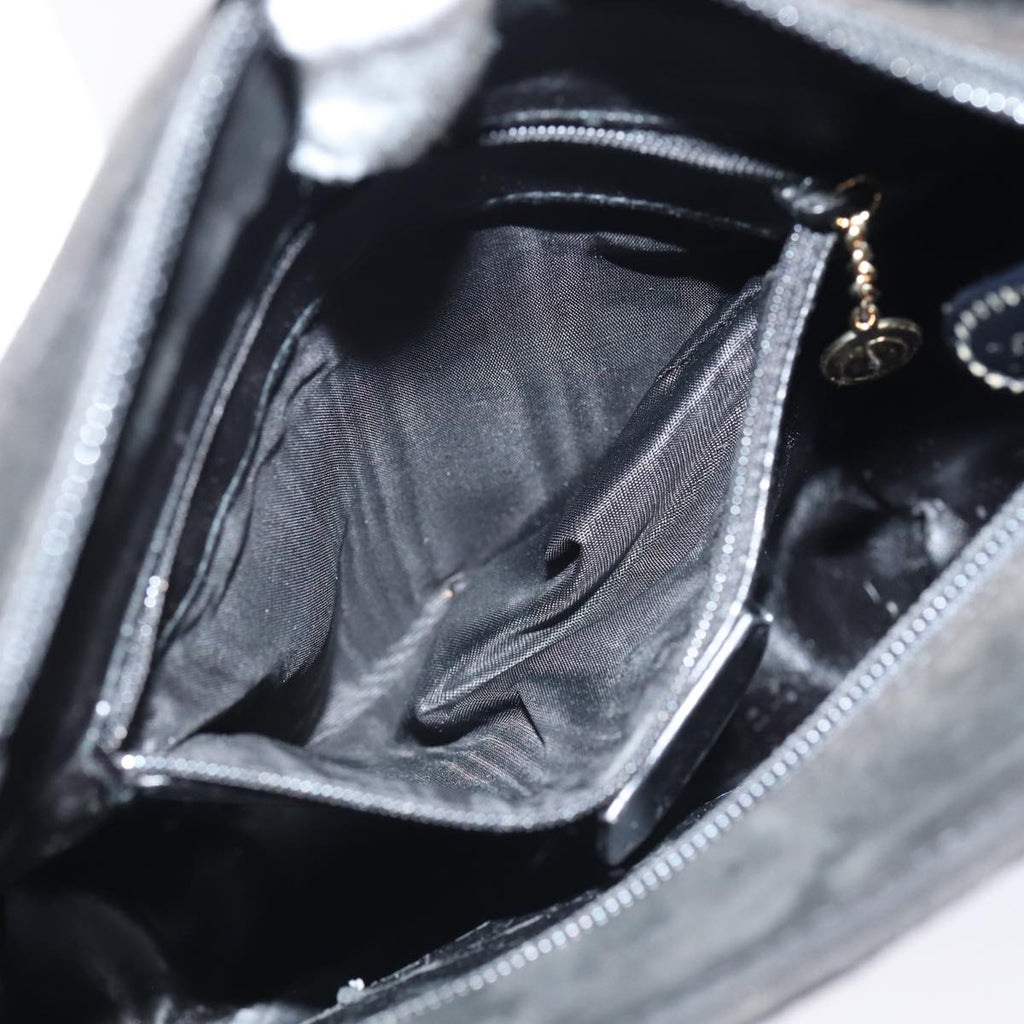 GUCCI Shoulder Bag Suede Black Gold 000 2855 0550 0 bs17714