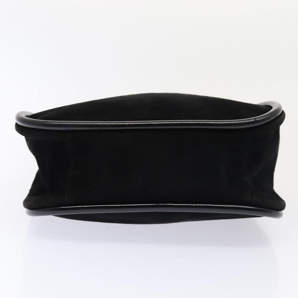 GUCCI Shoulder Bag Suede Black Gold 000 2855 0550 0 bs17714